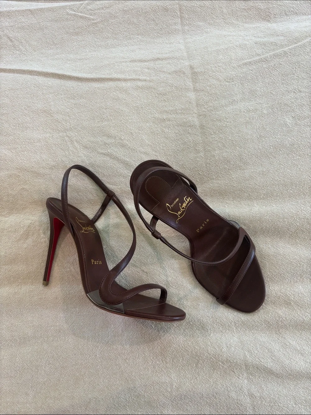 Christian Louboutin Rosalie 100mm sling backs - Picture 1 of 9